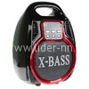 Колонка (RX-820BTch) Bluetooth/USB/MicroSD/FM/EQ/MIC/LED (черная)
