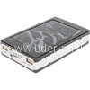 Портативное ЗУ (Power Bank) 25000mAh (EK-1) фонарь/2 USB/солнечная батарея (черная)