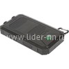 Портативное ЗУ (Power Bank) 25000mAh (EK-6) фонарь/2 USB/солнечная батарея/компас (черная)