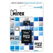 Карта памяти MicroSD 4GB MIREX К4 (с адаптером) Карта памяти MicroSD 4GB MIREX К4 (с адаптером)