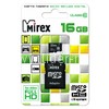 Карта памяти MicroSD 16GB MIREX К10 (с адаптером)