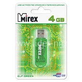 USB Flash 4GB Mirex ELF GREEN USB Flash 4GB Mirex ELF GREEN
