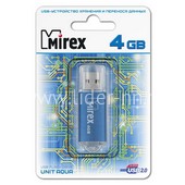 USB Flash 4GB Mirex UNIT AQUA USB Flash 4GB Mirex UNIT AQUA