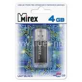 USB Flash 4GB Mirex UNIT BLACK USB Flash 4GB Mirex UNIT BLACK