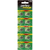 Батарейка алкалиновая Perfeo AG 5 LR754/10BL 393A Батарейка алкалиновая Perfeo AG 5 LR754/10BL 393A