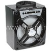 Колонка (MS-154BTch) Bluetooth/USB/MicroSD/FM/LED/дисплей (черная)