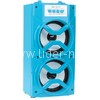 Колонка (MS-147BTch) Bluetooth/USB/MicroSD/FM/LED (синяя)
