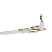 Кабель AUX 3.5 на 3.5 Am-Am  (1м) 2-х контакт/L-коннектор с пружиной белый (без упаковки) Кабель AUX 3.5 на 3.5 Am-Am  (1м) 2-х контакт/L-коннектор с пружиной белый (без упаковки)