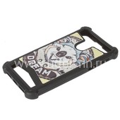 Задняя панель универсальная СИЛИКОН 4.0''-4.5'' Звери №11 (черная) Задняя панель универсальная СИЛИКОН 4.0''-4.5'' Звери №11 (черная)