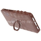 Задняя панель универсальная ПЛАСТИК с кольцом 4.8''-5.3'' коричневая