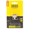 OTG адаптер (3328) micro USB (золото)