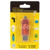 OTG картридер (3329) micro USB (красный)