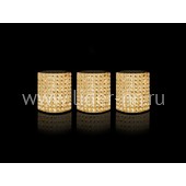 Светодиодная свеча ФАZА CL6-SET3g (комплект из 3-х свечей) золото