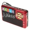 Колонка (RX-991BTch) Bluetooth/USB/Micro SD/FM/фонарь (красная)