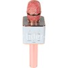 Колонка-микрофон (Q7) Bluetooth/USB/караоке (розовая) в чехле