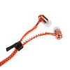 Наушники MP3/MP4 ELTRONIC (4460) ZIPPER кнопка ответа вызова; микрофон (оранжевые)