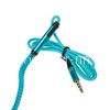 Наушники MP3/MP4 ELTRONIC (4460) ZIPPER кнопка ответа вызова; микрофон (синие)