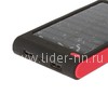 Портативное ЗУ (Power Bank) 20000mAh (66014) фонарь/2 USB/солнечная батарея (красный)