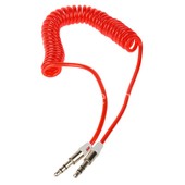 Кабель AUX 3.5 на 3.5 Am-Am (1.5м) 2-х контактный витой ПРОЗРАЧНЫЙ красный (без упаковки) Кабель AUX 3.5 на 3.5 Am-Am (1.5м) 2-х контактный витой ПРОЗРАЧНЫЙ красный (без упаковки)