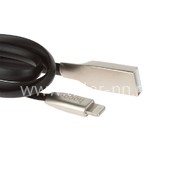 USB кабель для iPhone 5/6/6Plus/7/7Plus 8 pin 1.2 м X4 плоский (черный) HOCO