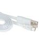 USB кабель micro USB 1.0м плоский X5 (белый) HOCO