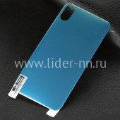 Гибкое стекло для  iPhone X на ЗАДНЮЮ панель (без упаковки) синяя