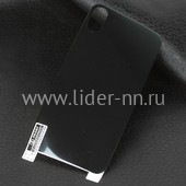 Гибкое стекло для  iPhone X на ЗАДНЮЮ панель (без упаковки) черная