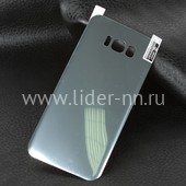 Гибкое стекло для  Samsung Galaxy  S8  на заднюю панель (без упаковки) серебро