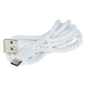 USB кабель для USB Type-C 1.0м (без упаковки) круглый белый USB кабель для USB Type-C 1.0м (без упаковки) круглый белый