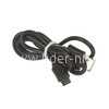 USB кабель для USB Type-C 1.0м (без упаковки) круглый черный