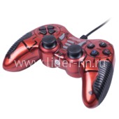 Проводной геймпад RITMIX GP-007 USB; 19 кнопок; 2 стика (красный) Проводной геймпад RITMIX GP-007 USB; 19 кнопок; 2 стика (красный)