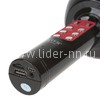 Колонка-микрофон (WS-1816ch) Bluetooth/USB/micro SD/FM/караоке/LED/меняет голос (черный)