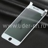 Гибкое стекло  для  iPhone8 на экран (без упаковки) белое