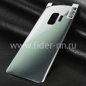 Гибкое стекло для  Samsung Galaxy S9  на заднюю панель (без упаковки) серебро