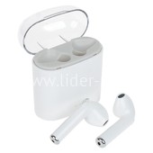 Bluetooth-гарнитура беcпроводная (i7 S/2ch) белая
