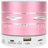 Колонка Mini Speaker NEW Bluetooth/USB/MicroSD/FM (розовая)