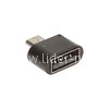 OTG адаптер (3328) micro USB (черный)