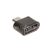 OTG адаптер (3328) micro USB (черный)