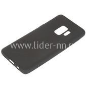 Задняя панель для Samsung Galaxy S9  Силикон матовый (черная) Задняя панель для Samsung Galaxy S9  Силикон матовый (черная)