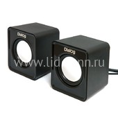 Акустические колонки DIALOG Colibri AC-02UP 2.0, 6Вт, черные