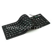 Клавиатура DIALOG проводная гибкая Flex KFX-03U USB (черная) Клавиатура DIALOG проводная гибкая Flex KFX-03U USB (черная)