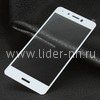 Защитное стекло на экран для  Huawei Honor 6C 2D белое