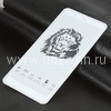 Защитное стекло на экран для Samsung Galaxy A6 Plus 2018 5-10D (без упаковки) белое
