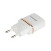 СЗУ 2 USB выхода (2100mAh/5V) белый/серебро (AWEI C-930)
