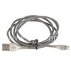 USB кабель для iPhone 5/6/6Plus/7/7Plus 8 pin 1.2 м AWEI CL-15 (серый)