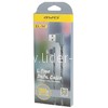 USB кабель для iPhone 5/6/6Plus/7/7Plus 8 pin 2.0 м AWEI CL-92 L-коннектор/текстильный (серый)