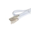 USB кабель для iPhone 5/6/6Plus/7/7Plus 8 pin 1.0 м AWEI CL-95 плоский (белый)