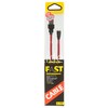 USB кабель для iPhone 5/6/6Plus/7/7Plus 8 pin 1.0 м AWEI CL-700 оплетка (черно/красный)