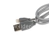 USB кабель для iPhone 5/6/6Plus/7/7Plus 8 pin 1.0 м AWEI CL-981 текстильный (графит)