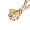 USB кабель micro USB 1.0м AWEI CL-90 L-коннектор/текстильный (бежевый)